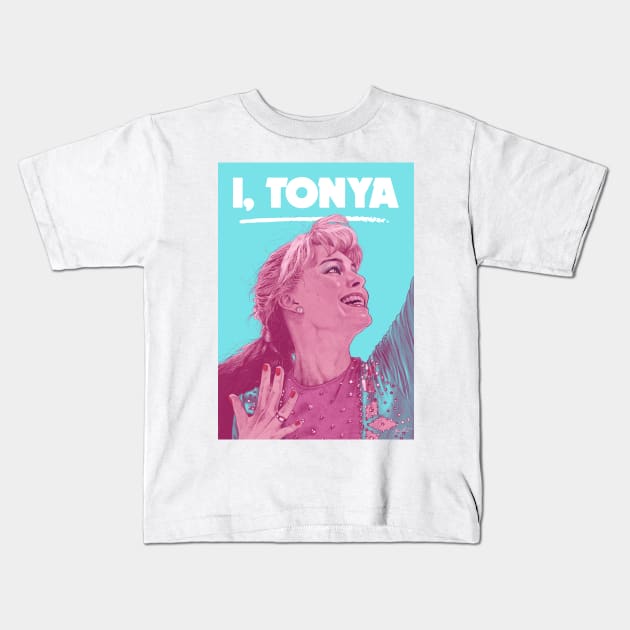 I, TONYA Kids T-Shirt by KregFranco